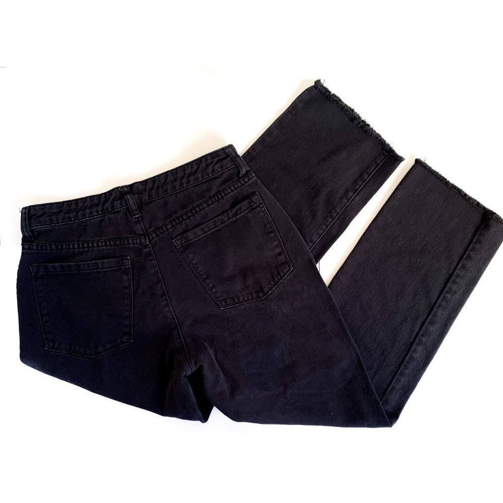 amuse society skyline denim pant black w/hoop zip - Picture 3 of 5